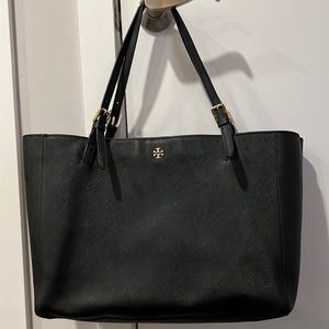 Tory Burch black work tote
